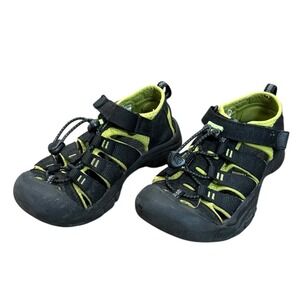 Keen Youth Sandals Newport H2 Water Fisherman Shoes 1 Black Washable Hiking